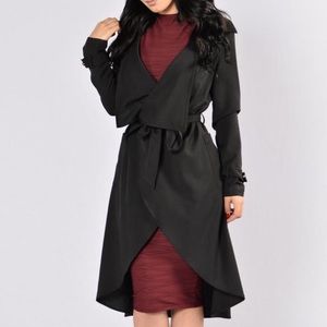 FASHION NOVA "DIGGIN' YOU DUSTER" COAT