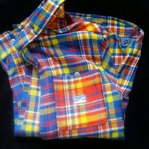 2xl Roca wear flannel w elbow patches