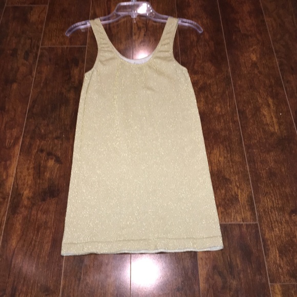 Gold tank top