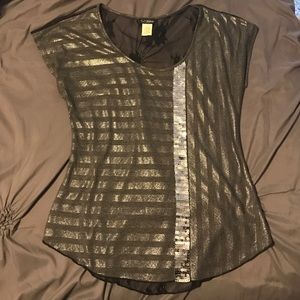 Buckle grey top- Size S