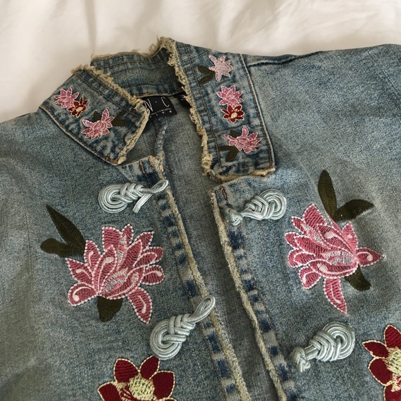 Embroidered Jean Jacket - Picture 3 of 4
