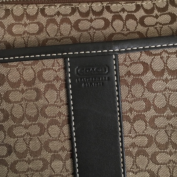 Over the body Slim Canvas Coach Purse - Picture 2 of 4