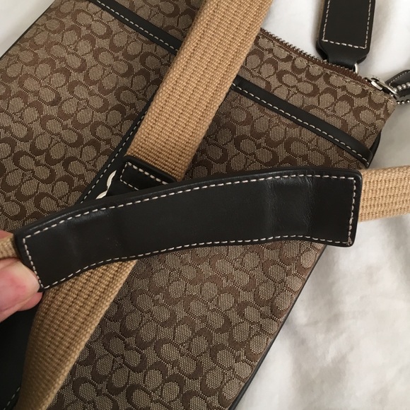 Over the body Slim Canvas Coach Purse - Picture 4 of 4