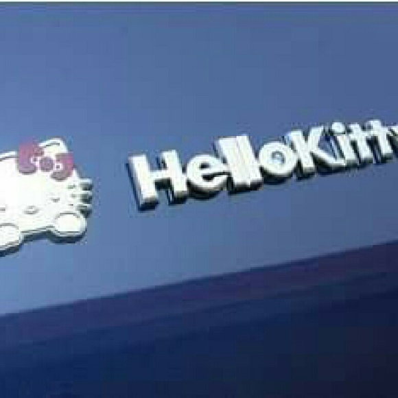 HELLO KITTY METAL CAR TRUNK ACCESSORY