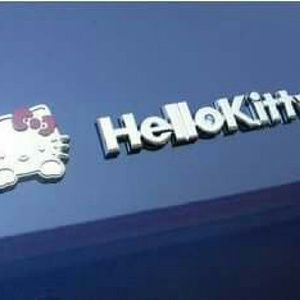 HELLO KITTY METAL CAR TRUNK ACCESSORY