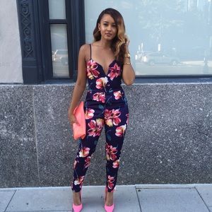 Floral jumpsuit