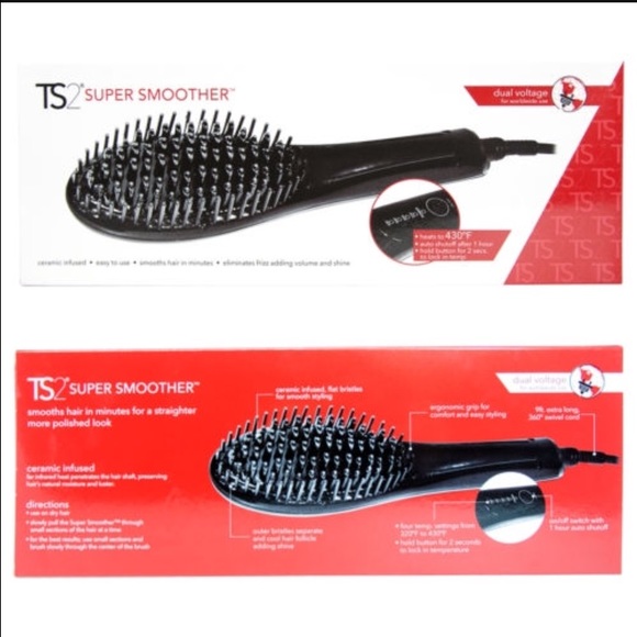 Super Smoother Straightening Iron Brush - Picture 1 of 1
