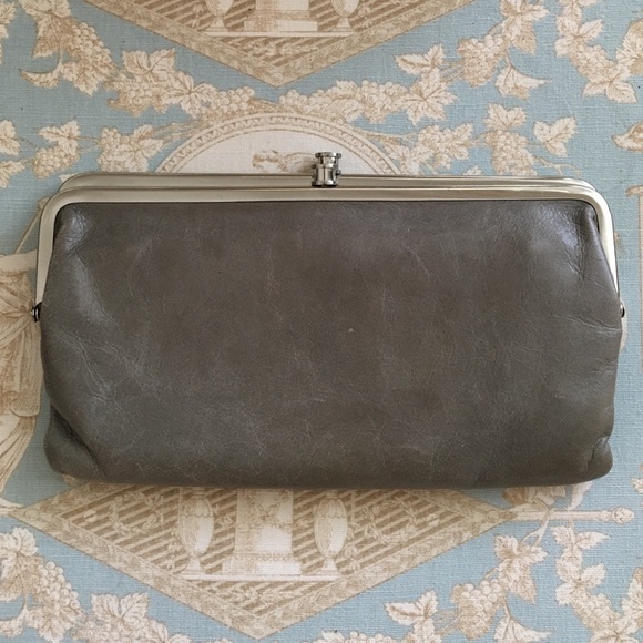 Gray HOBO Clutch
