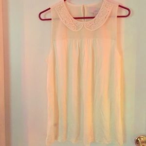 Ann taylor Loft peter pan collar blouse