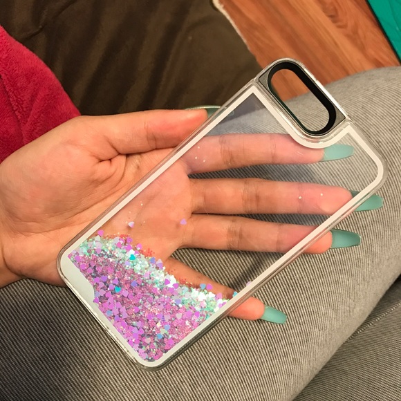 iPhone 7plus glitter case