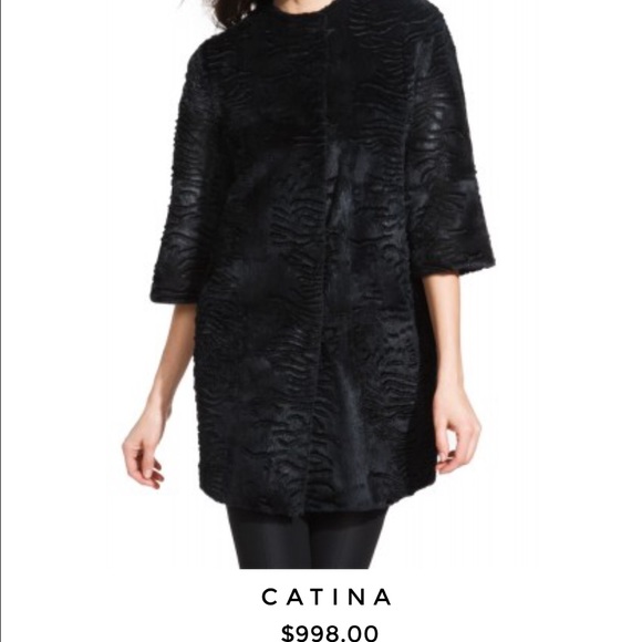 Dawn levy rabbit fur coat