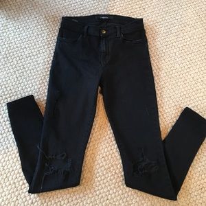 J Brand Distressed Skinny Jeans