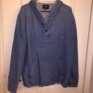 Soft denim Pullover Hoodie