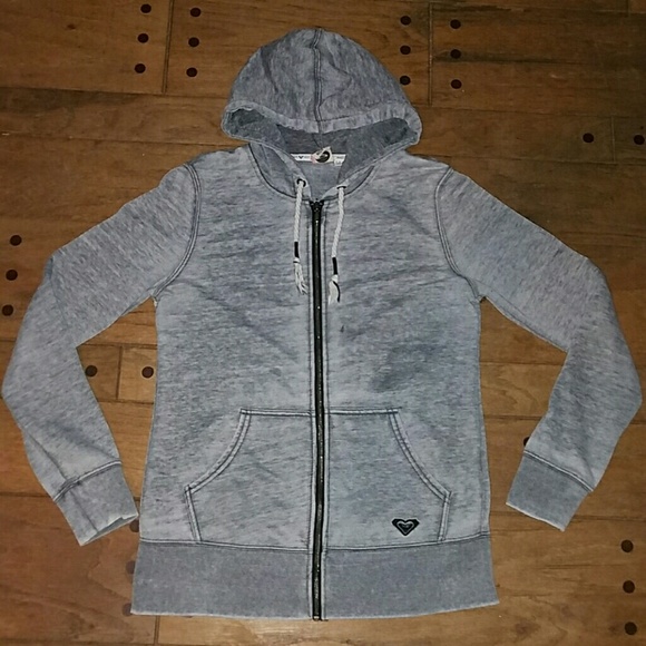 roxy grey hoodie