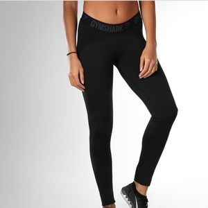 Gymshark Flex Legging V2 Black Marl/Charcoal