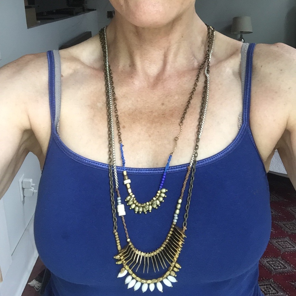 HP vintage Free People long necklace - Picture 2 of 4
