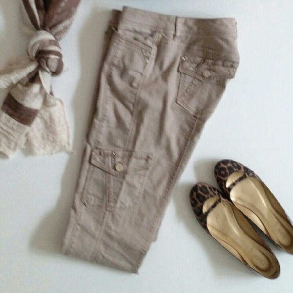 White House Black Market Cargo Jean -Latte