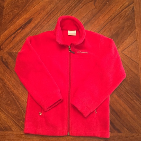 Columbia kids jacket in red, size 6/7