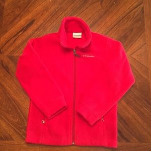 Columbia kids jacket in red, size 6/7