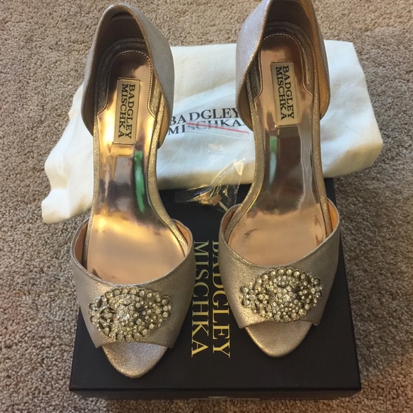 Used for my wedding Badgley Mischka shoes
