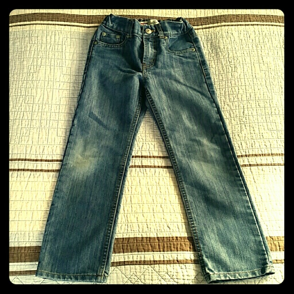 Boys Size 7 Levi's 514 Straight Leg Jeans - Picture 1 of 4