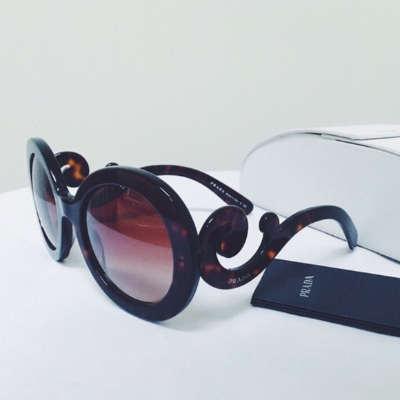 Round Prada Sunglasses