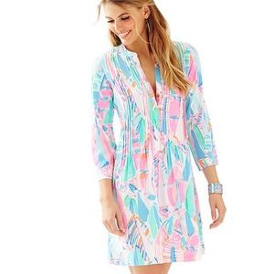 Lilly Sarasota Tunic Dress in "out to sea" color