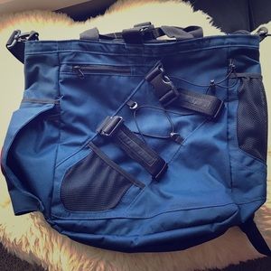 3- in-1 Navy and Red Tote Bag