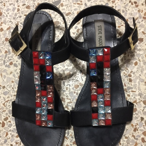 Steve Madden jewel sandals