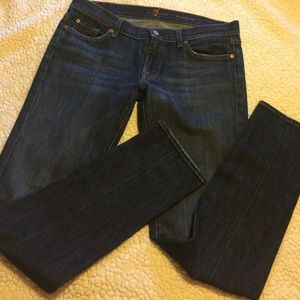 7 For All Mankind Straight Leg Jeans 31 X 33
