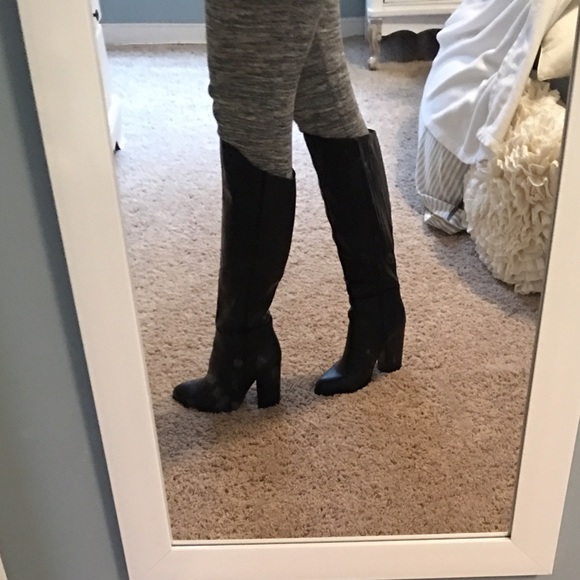 A+ by Aldo Black Boots Sz 7.