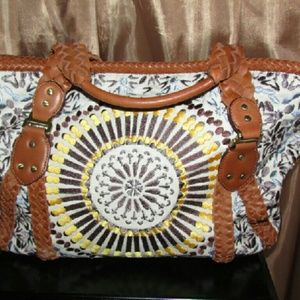 Cole Haan Sierra Embroidery Tote Bag