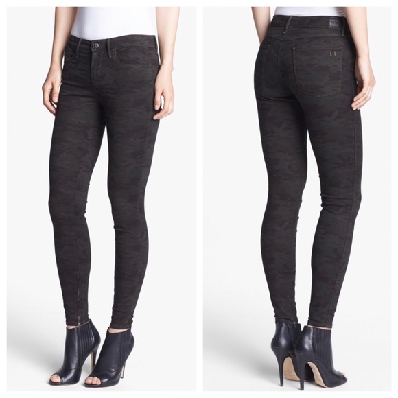 Habitual 'Almas' Camo Print Skinny Stretch Jeans