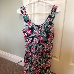 Flower print dress