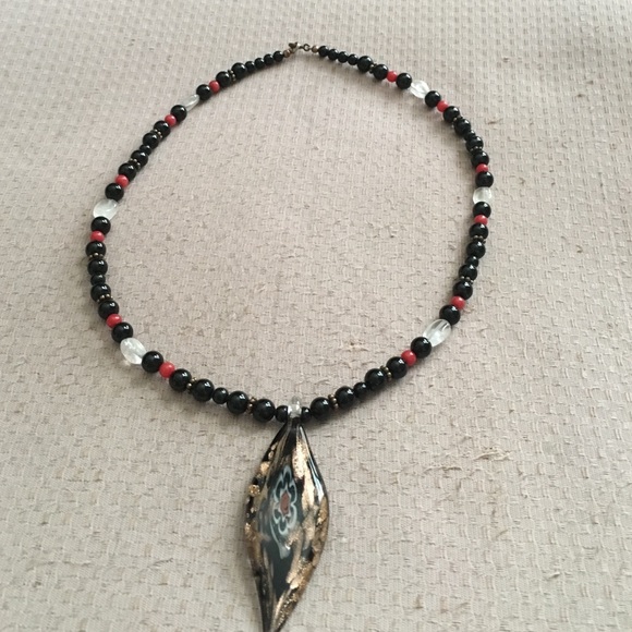 Glass necklace