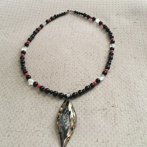 Glass necklace