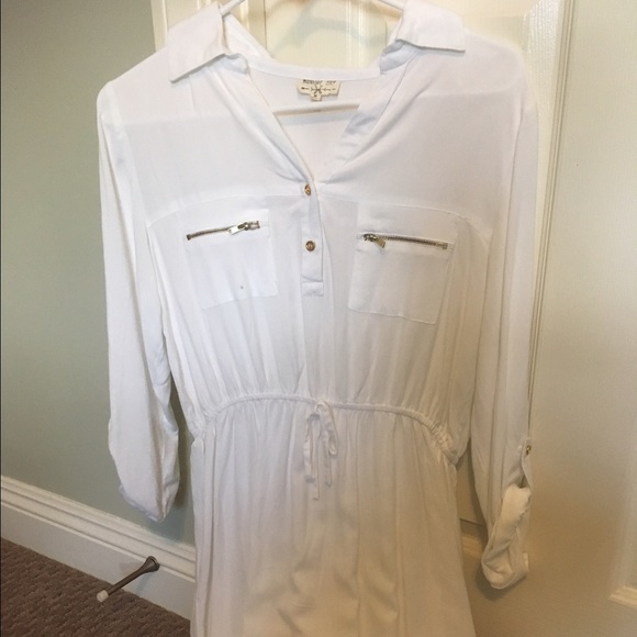 White t-shirt dress