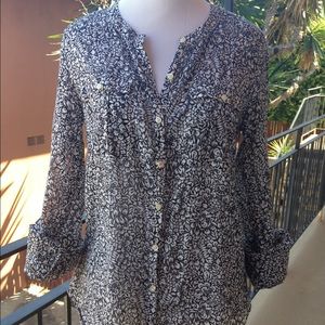 Holding horses anthropologie bird blouse