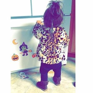 Faux fur Cheetah coat
