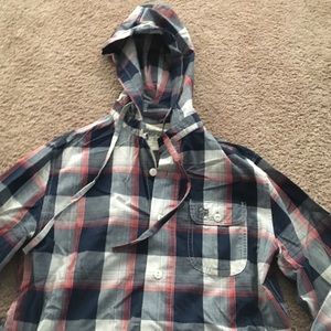 Plaid Aeropostale hoodie