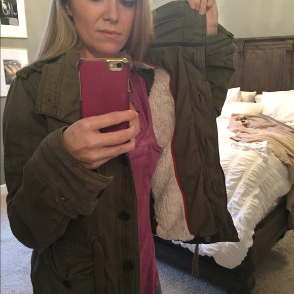 Military style Abercrombie mid weight coat - Picture 2 of 4