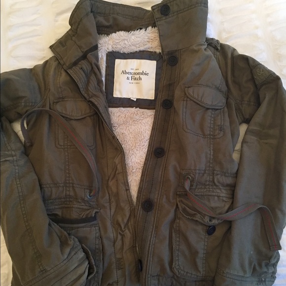 Military style Abercrombie mid weight coat - Picture 3 of 4
