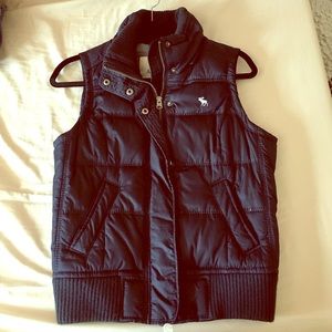 A&F Navy Vest