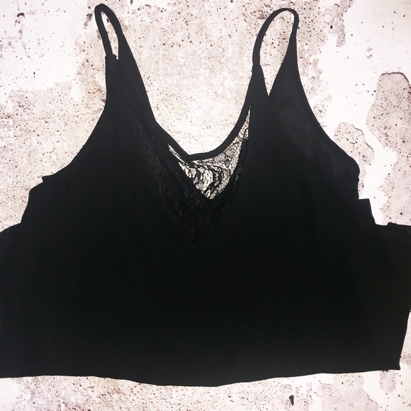 River island tank top with lace detail