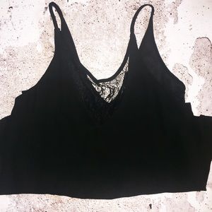 River island tank top with lace detail