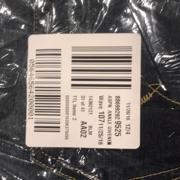 NWT 7 For All Mankind Gwenevere Skinny Ankle Jeans - Picture 8 of 8