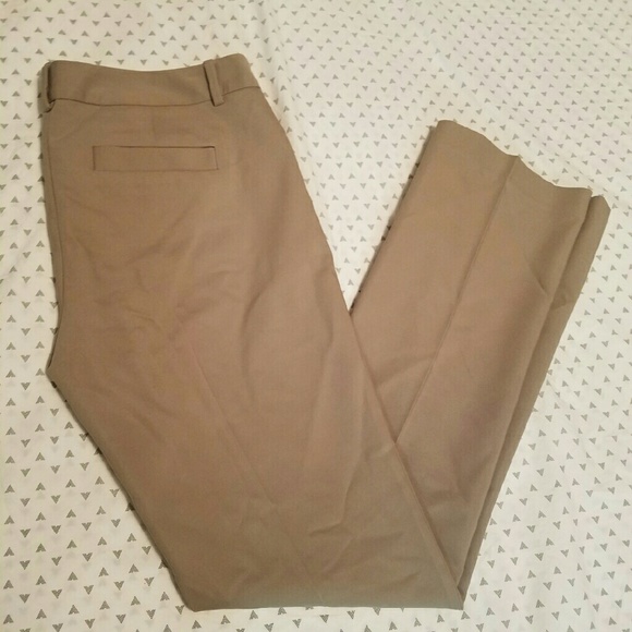 Express Columnist Camel-Colored Dress Pants