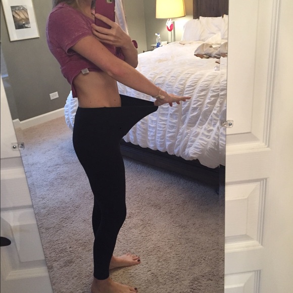 Two pair of black Old Navy maternity leggings