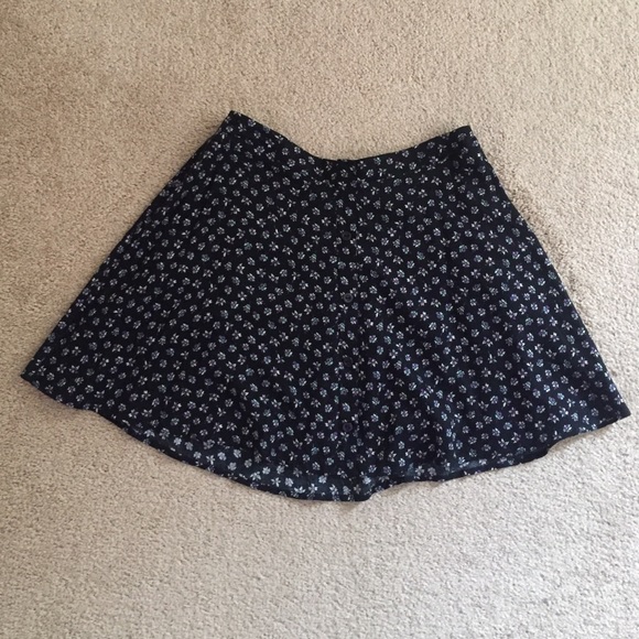 Lush button down skirt