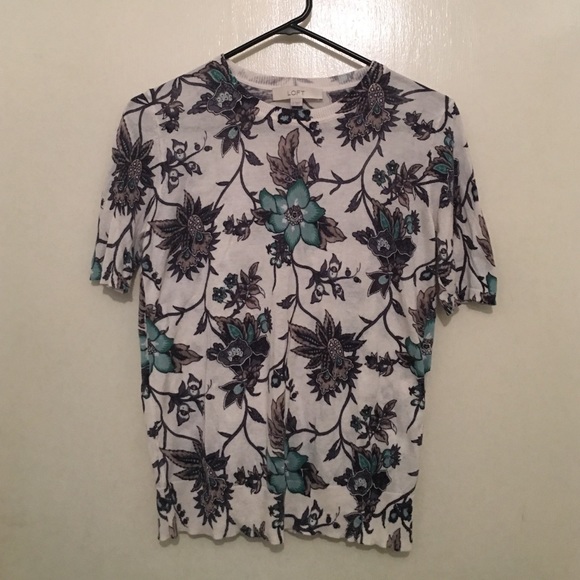 Loft short sleeve sweater